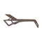 Sky Club Outdoor Sunlounger (Set of 2)  option Chocolate / Chocolate