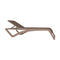 Sky Club Outdoor Sunlounger (Set of 2)  option Chocolate / Sand