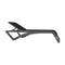 Sky Club Outdoor Sunlounger (Set of 2)  option Grey-Black / Dark Grey