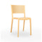Spot Eco Recycled Stacking Chair (Set of 4)  option Fire Yellow