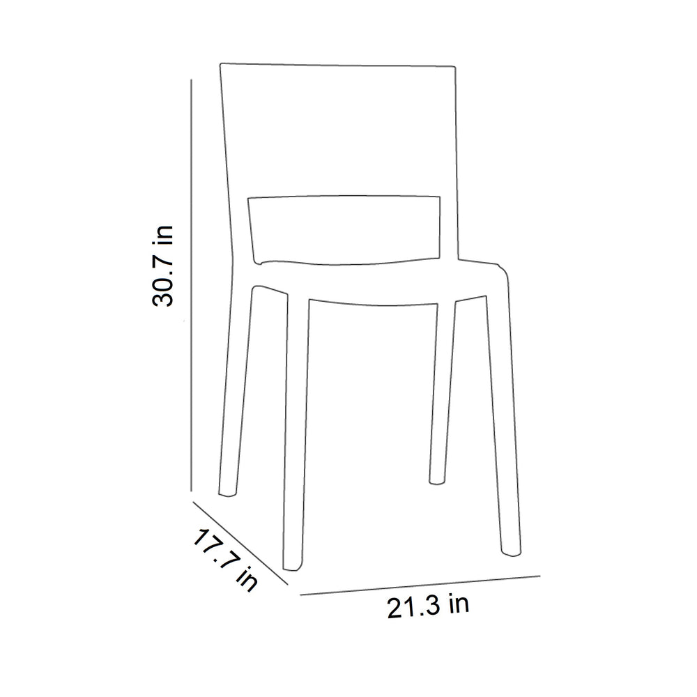 Spot Stacking Outdoor Dining Chair (Set of 4)