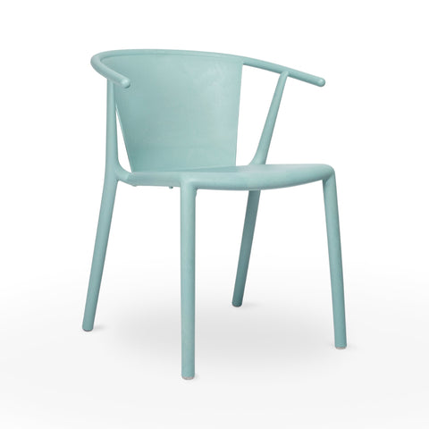 Steely Eco Recycled Stacking Dining Armchair (Set of 4)