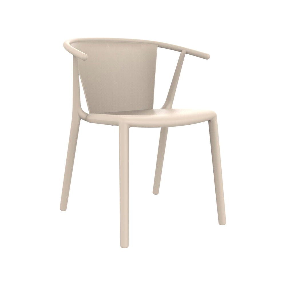 Steely Stacking Outdoor Dining Armchair (Set of 4)