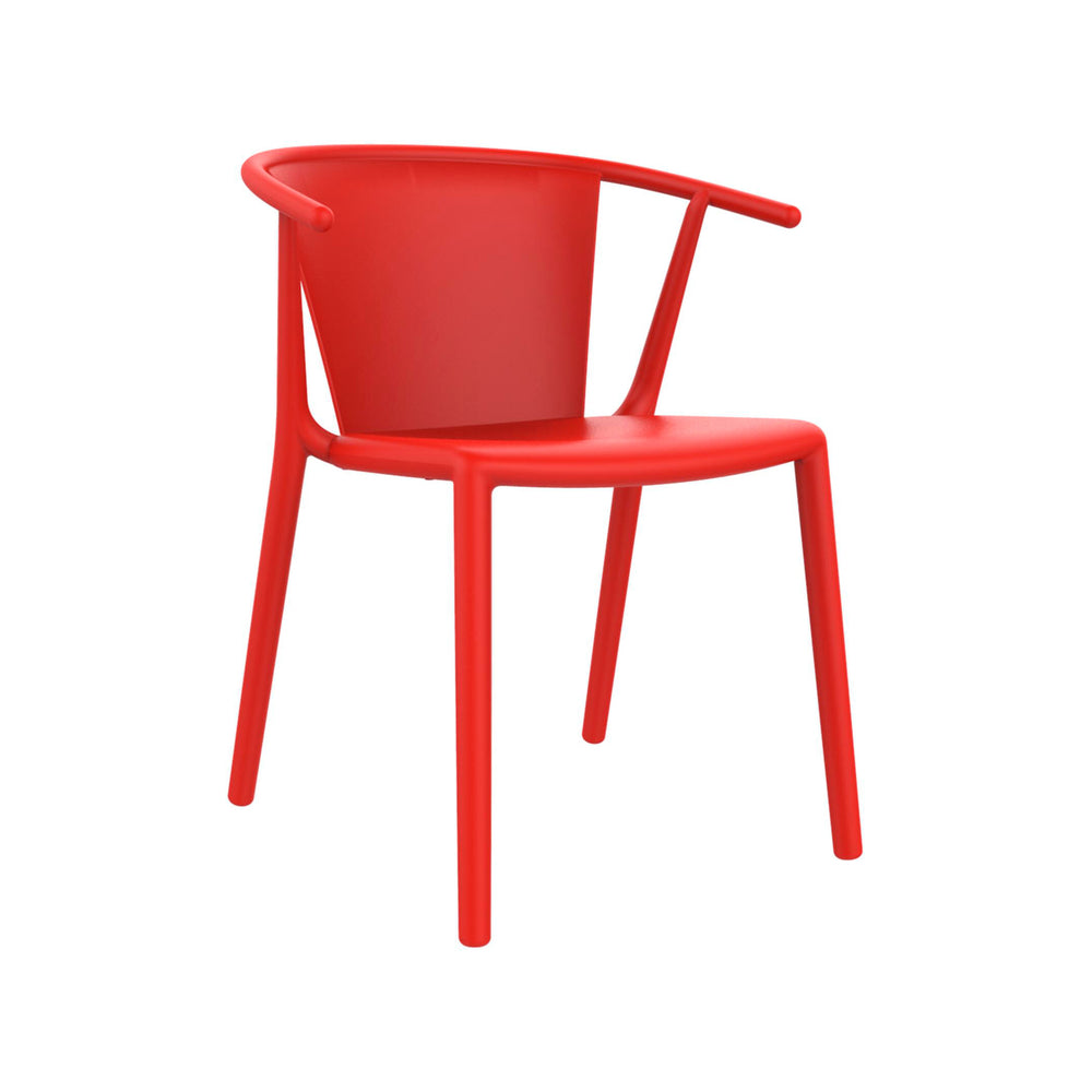 Steely Stacking Outdoor Dining Armchair (Set of 4)