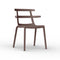 Tokyo Stacking Dining Chair (Set of 4)  option Chocolate