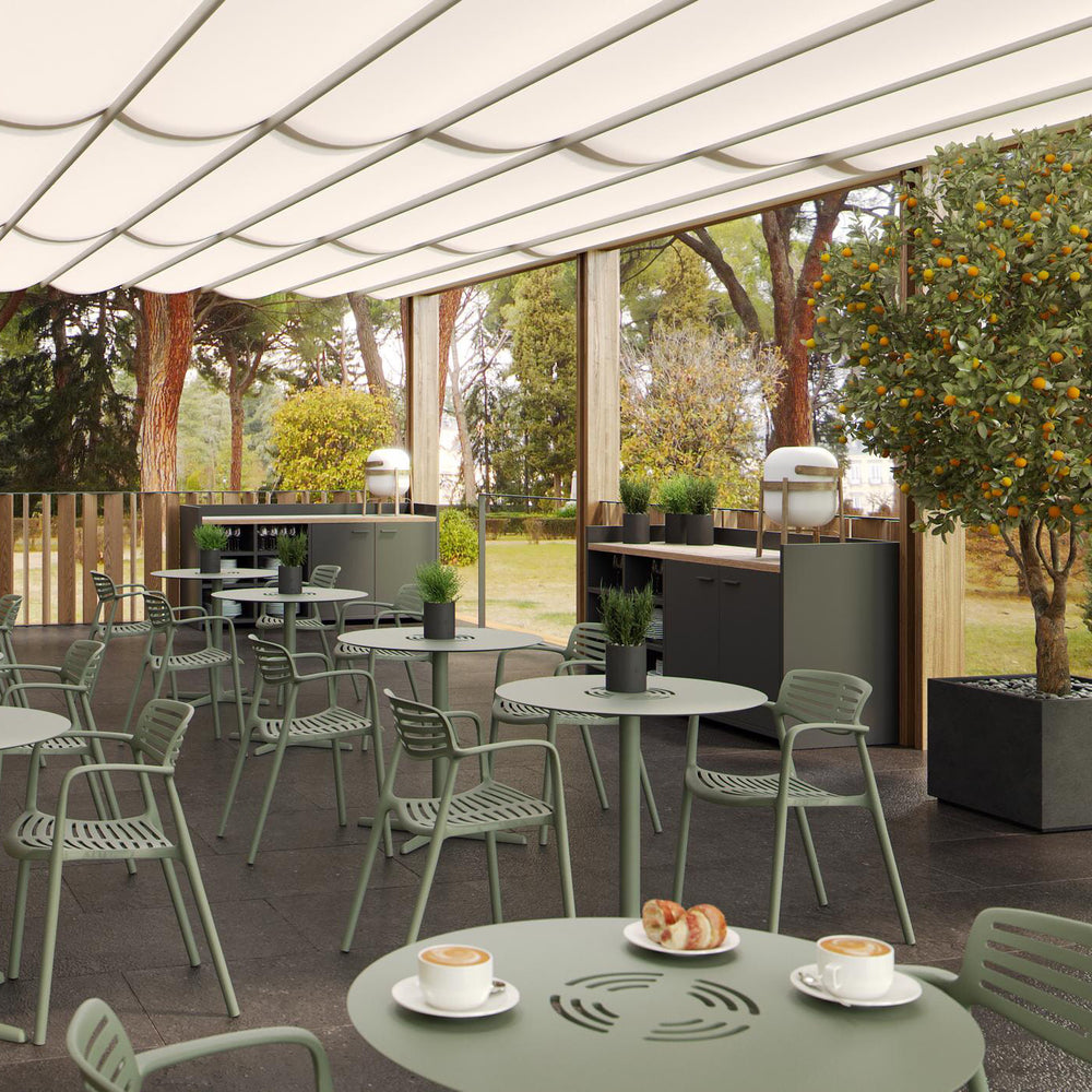 Toledo Aire Round Outdoor Dining Table