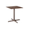 Toledo Aire Square Dining Table  option Chocolate