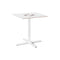 Toledo Aire Square Dining Table  option Ivory