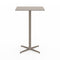 Toledo Outdoor Square High Dining Table  option Chocolate