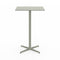 Toledo Outdoor Square High Dining Table  option Greenish Grey