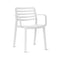 Wind Stacking Dining Armchair (Set of 4)  option White