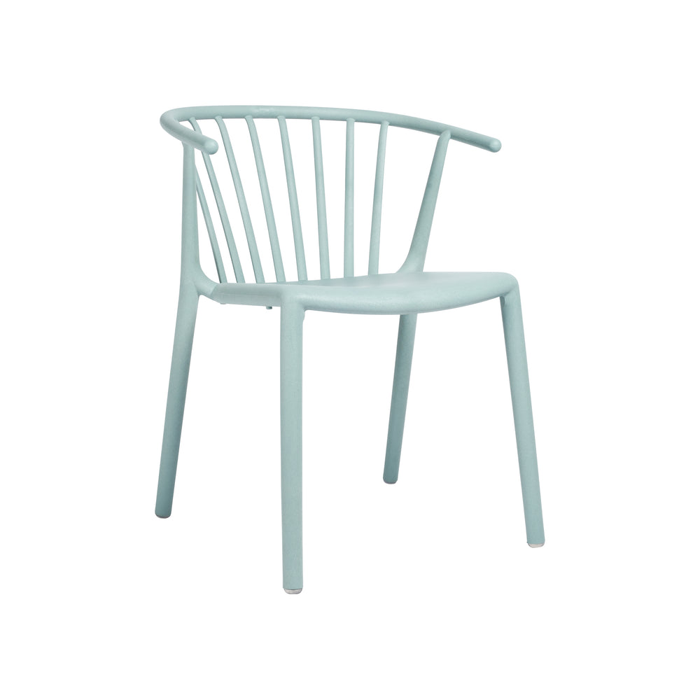 Woody Eco Recycled Stacking Outdoor Dining Chair (Set of 4)