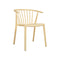 Woody Eco Recycled Stacking Dining Chair (Set of 4)  option Fire Yellow