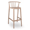 Woody Eco Recycled Stacking Barstool (Set of 4)  option Earth Brown