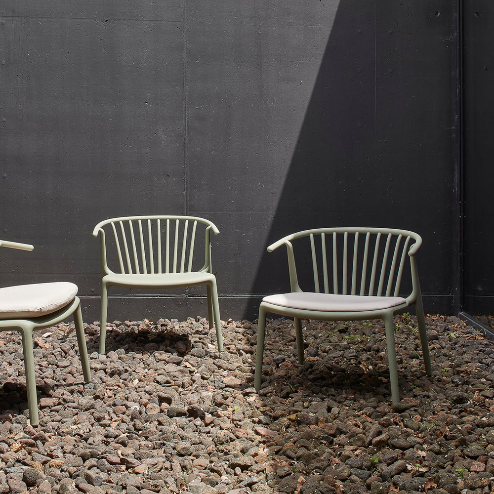 Woody Outdoor Upholstered Armchair (Set of 2)