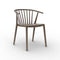 Woody Stacking Dining Chair (Set of 4)  option Chocolate