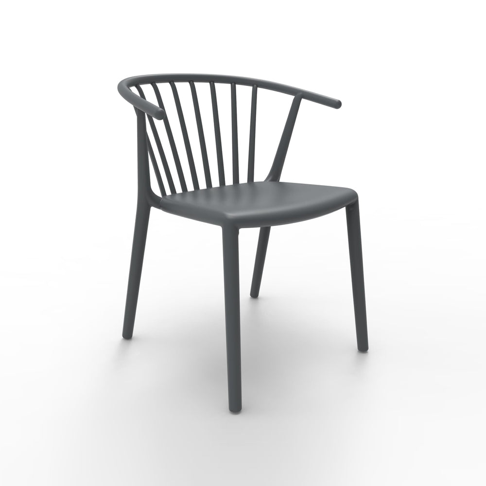 Woody Stacking Outdoor Dining Chair (Set of 4)