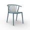 Woody Stacking Dining Chair (Set of 4)  option Retro Blue