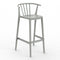 Woody Stacking Stool (Set of 4)  option Greenish Grey