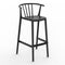 Woody Stacking Stool (Set of 4)  option Black
