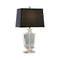 Artemis Accent Table Lamp  option Raven Black Fabric