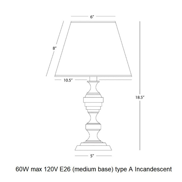 Arthur Accent Table Lamp