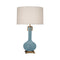 Athena Table Lamp  option Matte Steel Blue