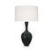 Audrey Table Lamp  option Matte Obsidian
