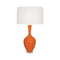 Audrey Table Lamp  option Pumpkin