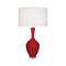 Audrey Table Lamp  option Ruby Red