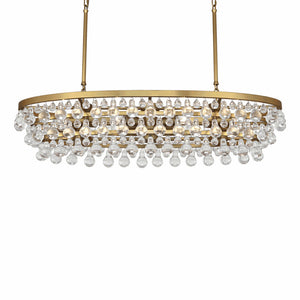 Bling Oval Chandelier