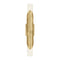 Brut Double Wall Sconce  option Modern Brass