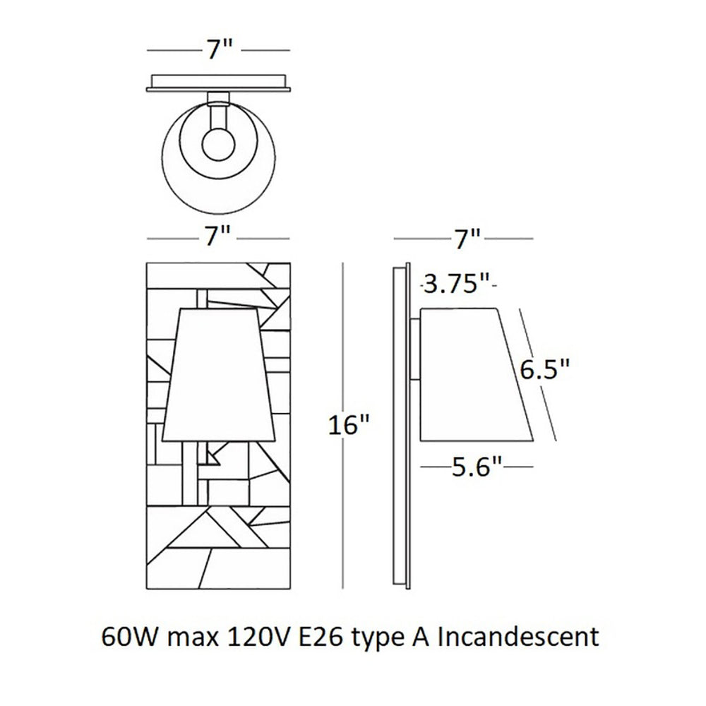 Brut Outdoor Wall Sconce