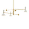 Clare Three Lights Pendant Light  option Lily