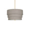 Decker Drum Pendant Light  option Modern Brass