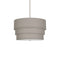 Decker Drum Pendant Light  option Polished Nickel