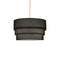 Decker Drum Pendant Light  option Raven Black