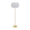 Decker Floor Lamp  option Pearl Gray