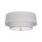 Decker Flush Mount  option Modern Brass