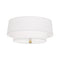 Decker Flush Mount  option Ascot White