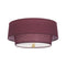 Decker Flush Mount  option Vintage Wine