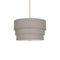 Decker Drum Pendant Light  option Three Tiers