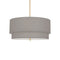Decker Drum Pendant Light  option Two Tiers