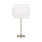 Decker Table Lamp  option Polished Nickel