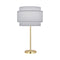 Decker Table Lamp  option Pearl Gray