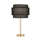 Decker Table Lamp  option Raven Black