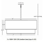 Decker Drum Pendant Light