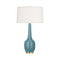 Delilah Table Lamp  option Matte Steel Blue