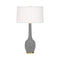 Delilah Table Lamp  option Smokey Taupe