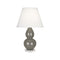 Double Gourd Accent Table Lamp  option Ash
